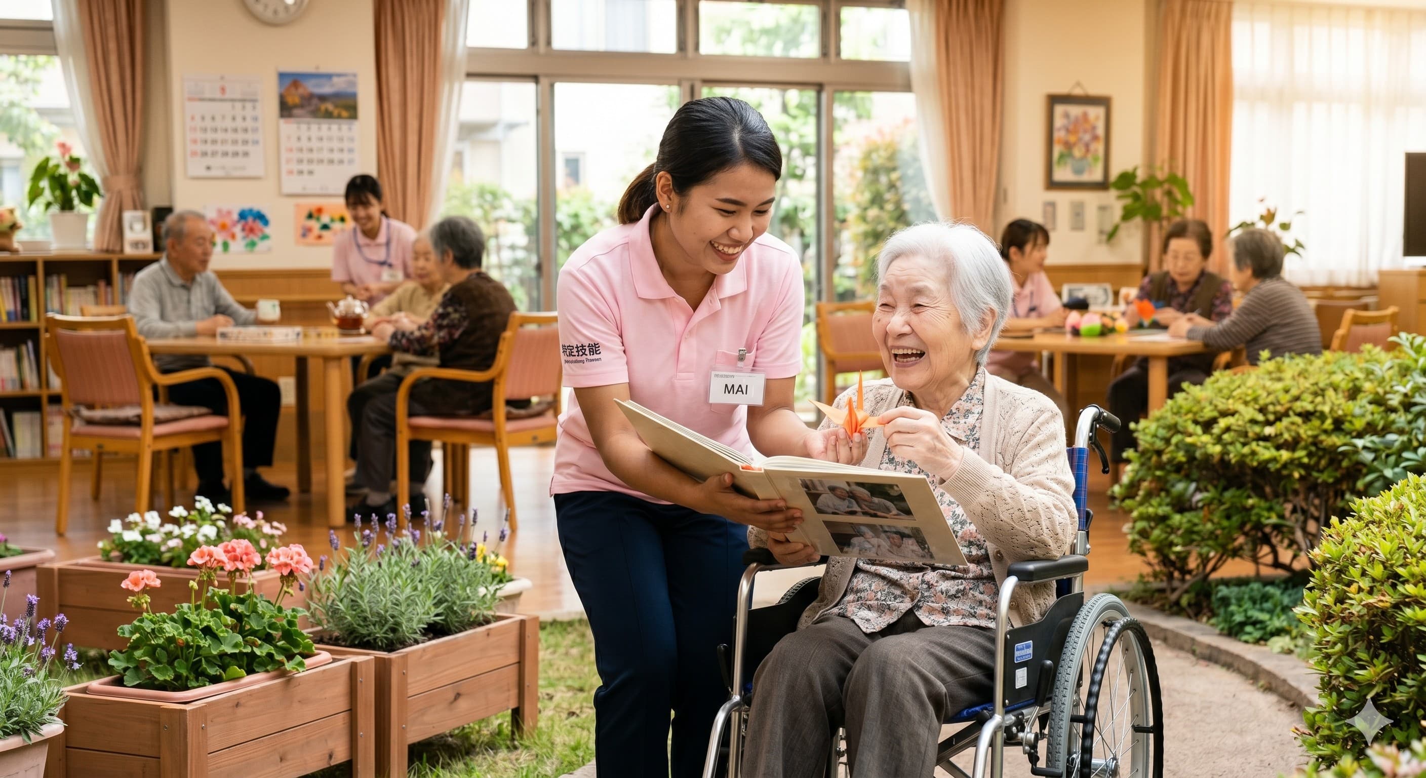 介護現場での特定技能人材